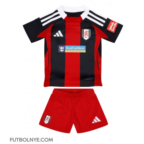 Camiseta Fulham Visitante Equipación para niños 2024-25 manga corta (+ pantalones cortos)
